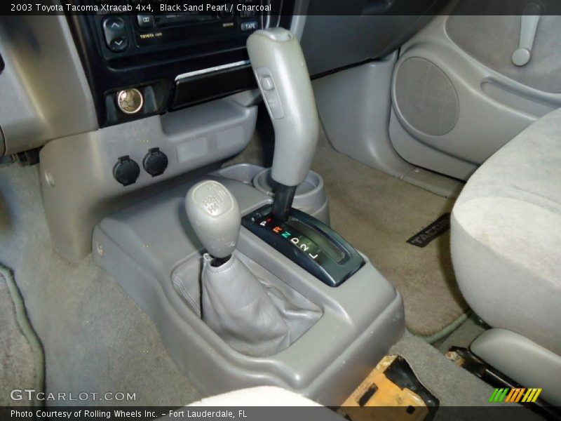 Black Sand Pearl / Charcoal 2003 Toyota Tacoma Xtracab 4x4