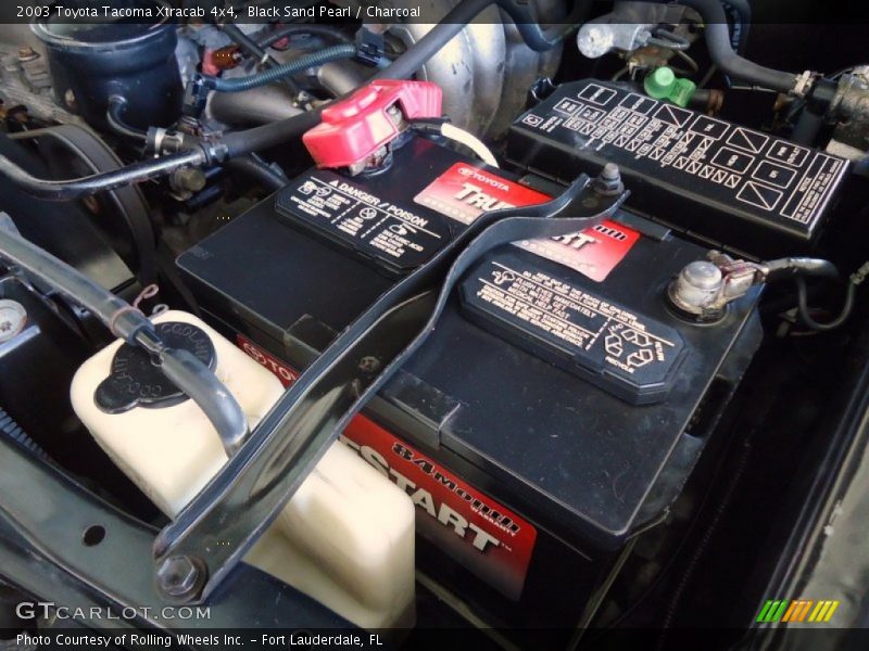 Black Sand Pearl / Charcoal 2003 Toyota Tacoma Xtracab 4x4