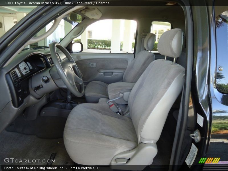 Black Sand Pearl / Charcoal 2003 Toyota Tacoma Xtracab 4x4