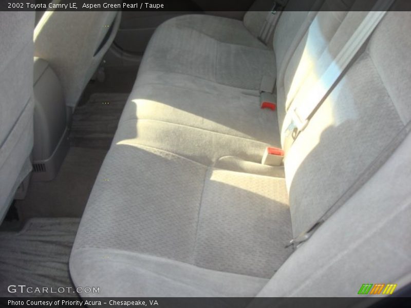 Aspen Green Pearl / Taupe 2002 Toyota Camry LE