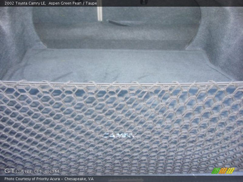 Aspen Green Pearl / Taupe 2002 Toyota Camry LE