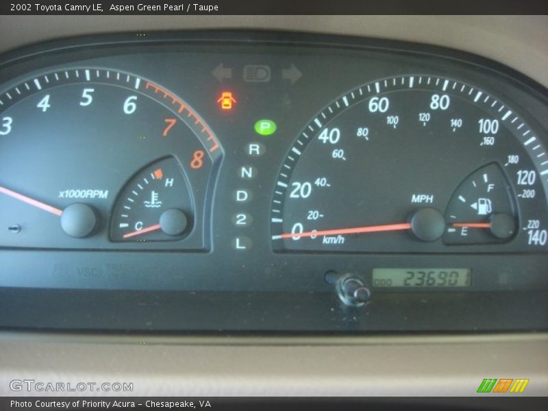  2002 Camry LE LE Gauges