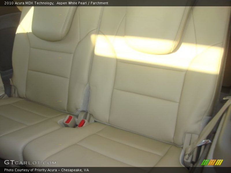 Aspen White Pearl / Parchment 2010 Acura MDX Technology