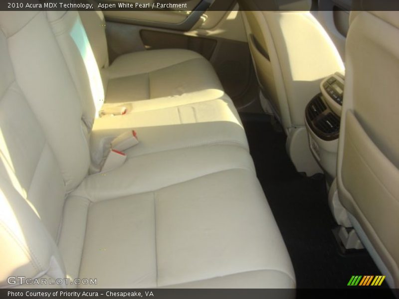 Aspen White Pearl / Parchment 2010 Acura MDX Technology