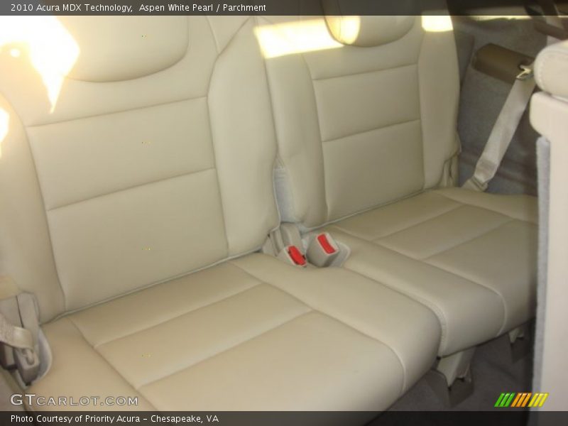 Aspen White Pearl / Parchment 2010 Acura MDX Technology