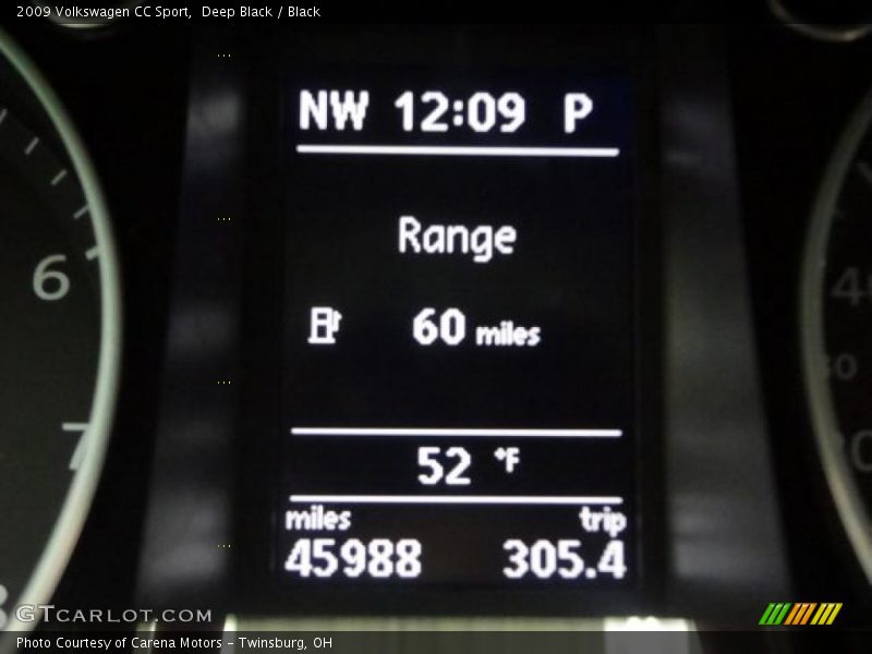 Deep Black / Black 2009 Volkswagen CC Sport