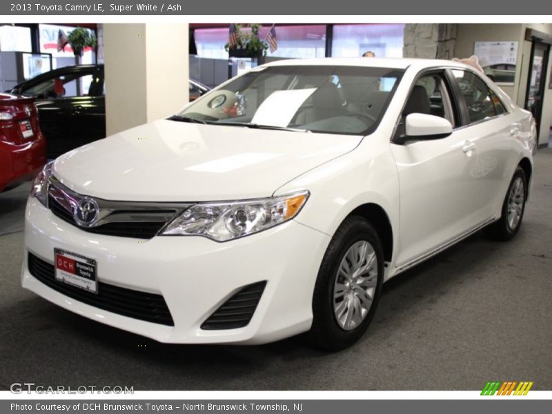 Super White / Ash 2013 Toyota Camry LE