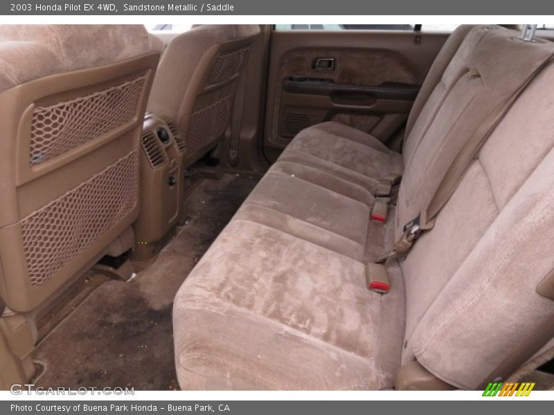 Sandstone Metallic / Saddle 2003 Honda Pilot EX 4WD