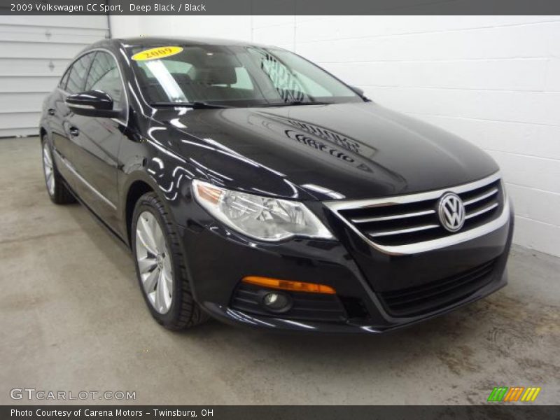Deep Black / Black 2009 Volkswagen CC Sport