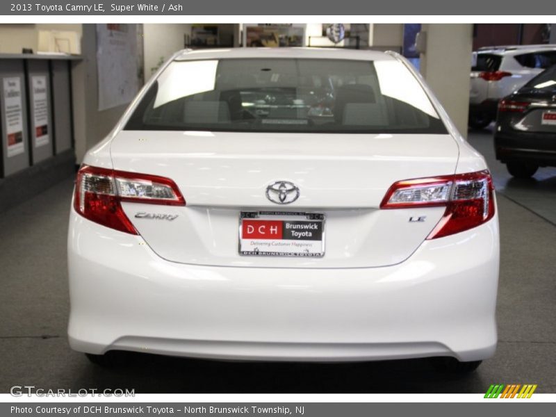 Super White / Ash 2013 Toyota Camry LE