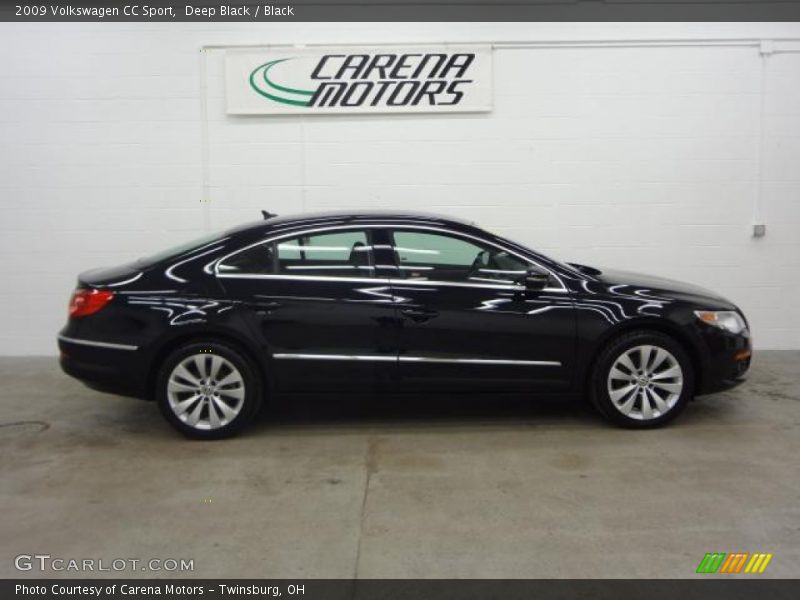 Deep Black / Black 2009 Volkswagen CC Sport