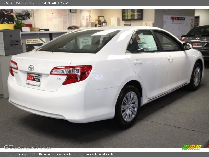 Super White / Ash 2013 Toyota Camry LE