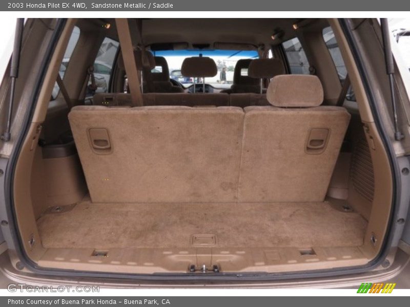 Sandstone Metallic / Saddle 2003 Honda Pilot EX 4WD