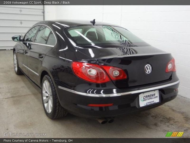 Deep Black / Black 2009 Volkswagen CC Sport