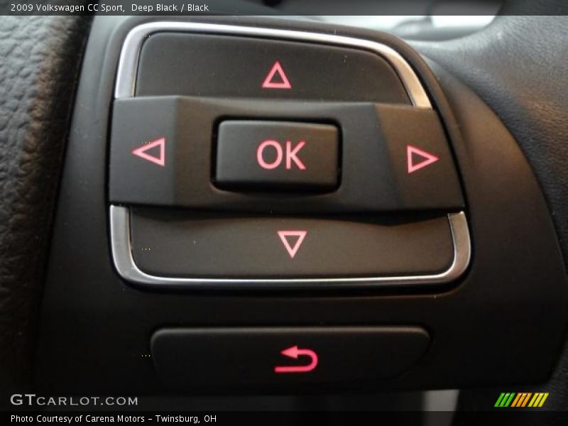 Deep Black / Black 2009 Volkswagen CC Sport