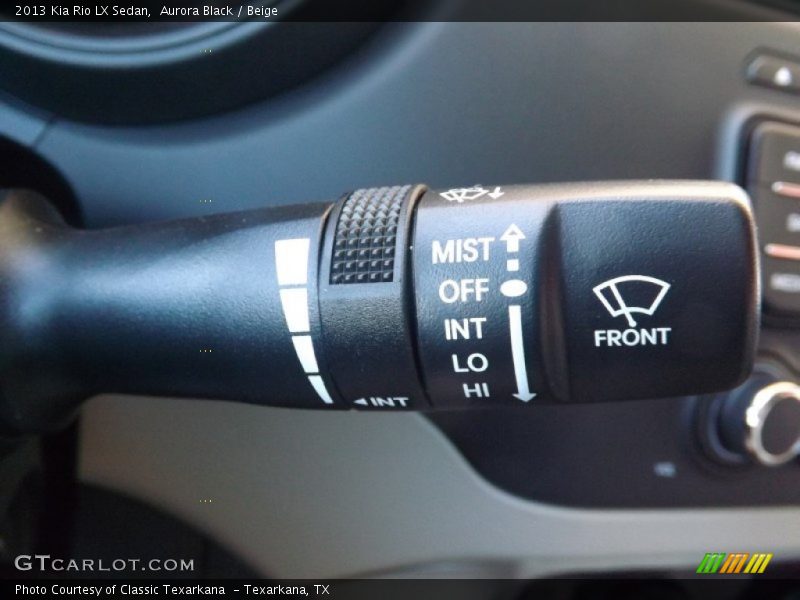 Aurora Black / Beige 2013 Kia Rio LX Sedan