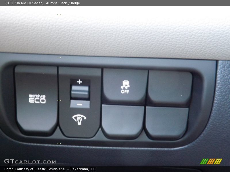 Aurora Black / Beige 2013 Kia Rio LX Sedan