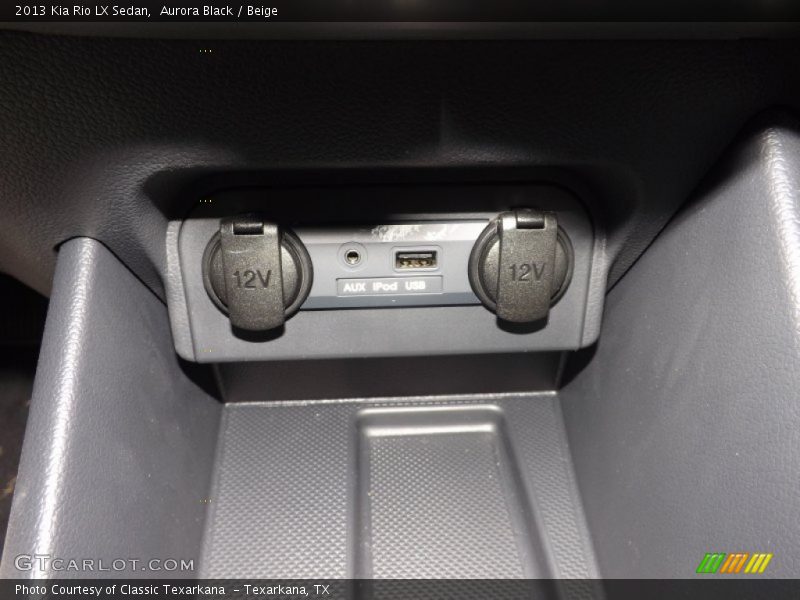 Aurora Black / Beige 2013 Kia Rio LX Sedan