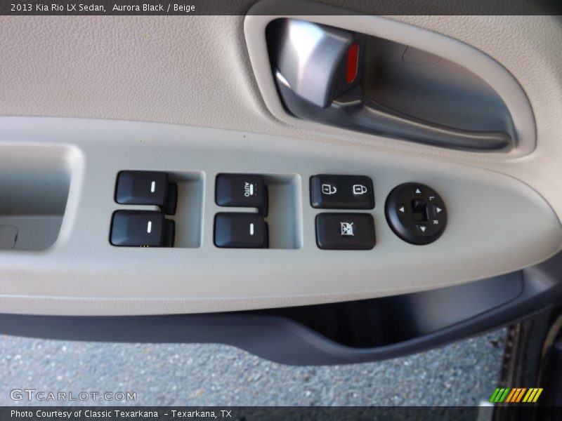 Aurora Black / Beige 2013 Kia Rio LX Sedan