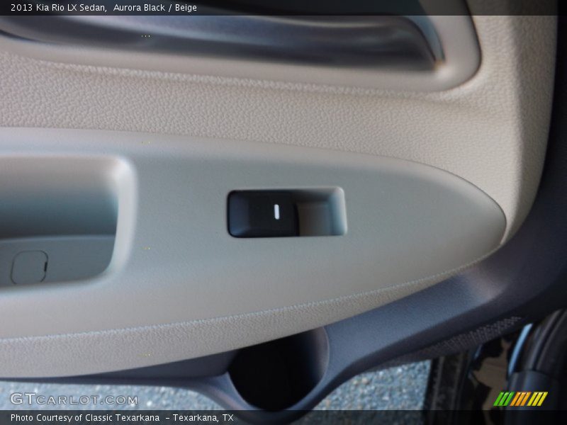 Aurora Black / Beige 2013 Kia Rio LX Sedan