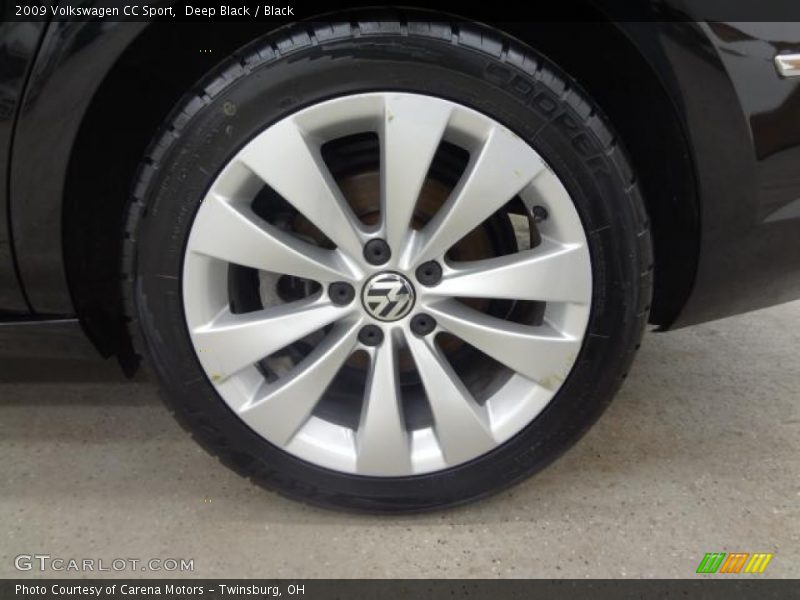 Deep Black / Black 2009 Volkswagen CC Sport