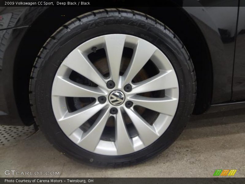 Deep Black / Black 2009 Volkswagen CC Sport