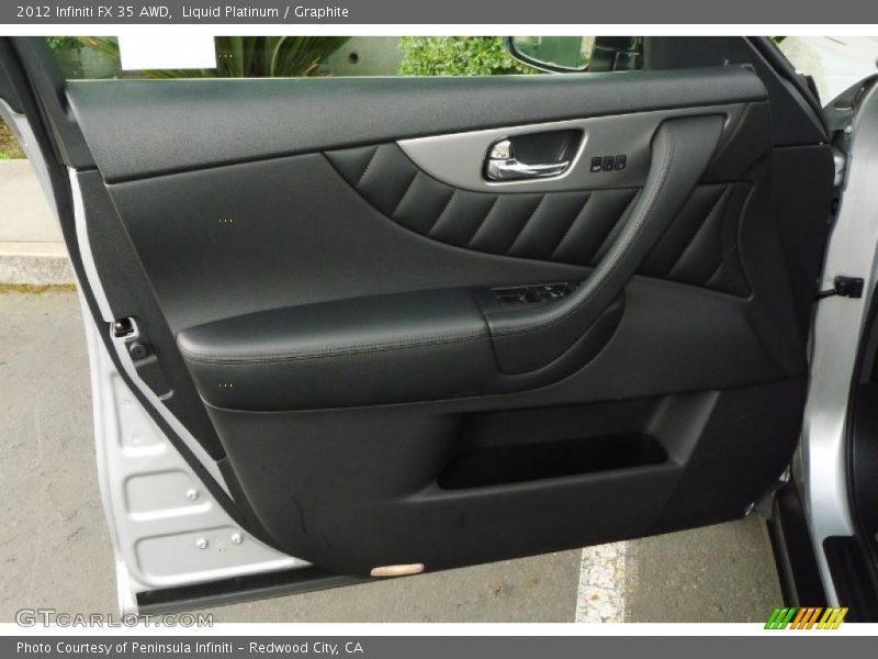 Liquid Platinum / Graphite 2012 Infiniti FX 35 AWD