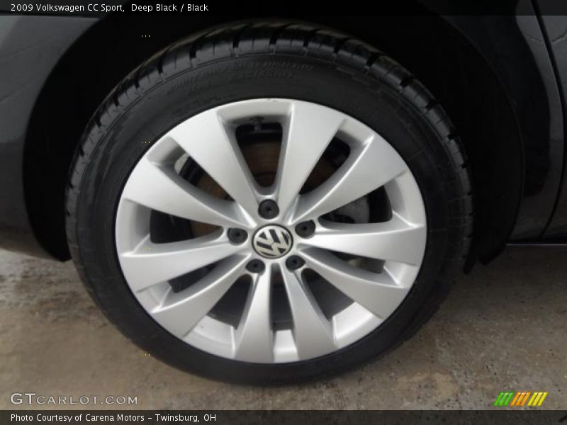 Deep Black / Black 2009 Volkswagen CC Sport