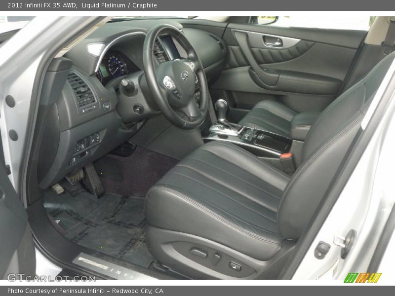 Liquid Platinum / Graphite 2012 Infiniti FX 35 AWD