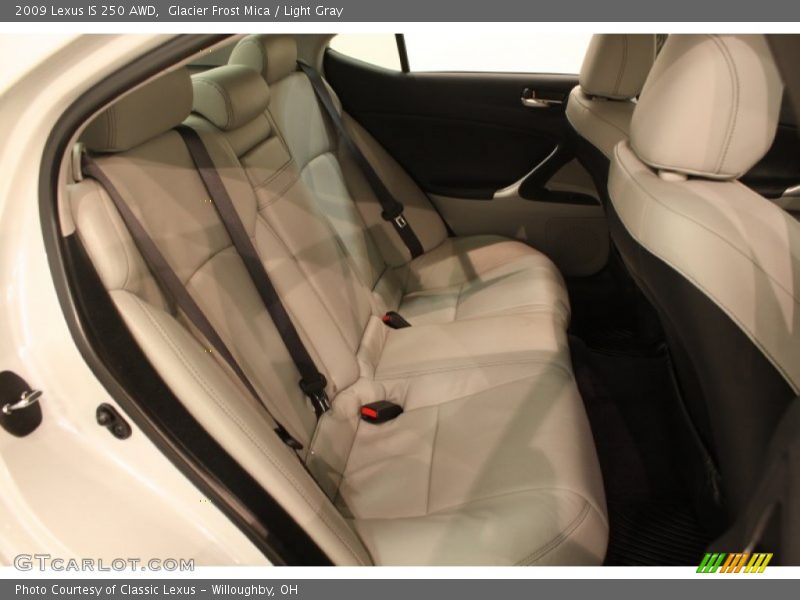 Glacier Frost Mica / Light Gray 2009 Lexus IS 250 AWD