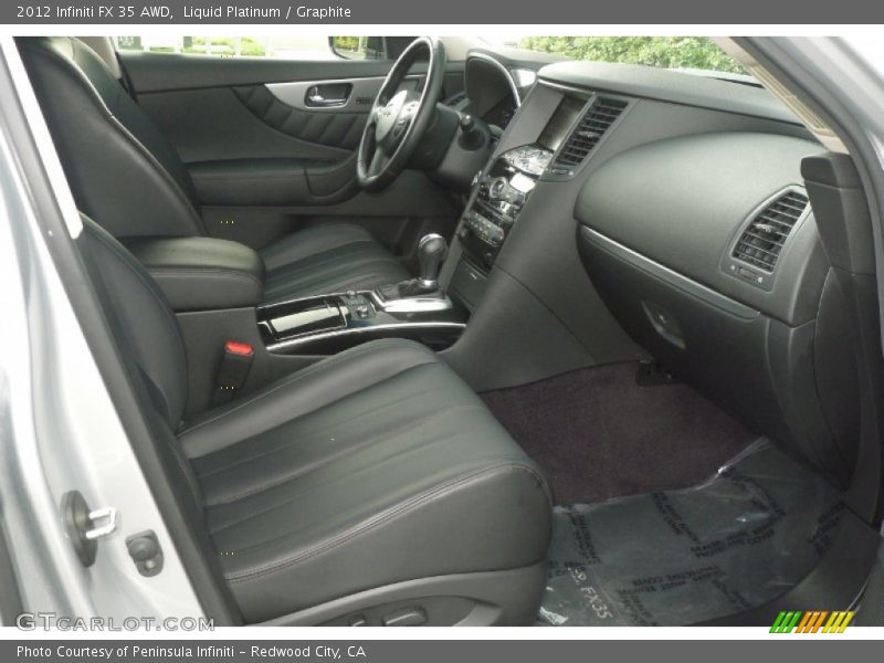 Liquid Platinum / Graphite 2012 Infiniti FX 35 AWD