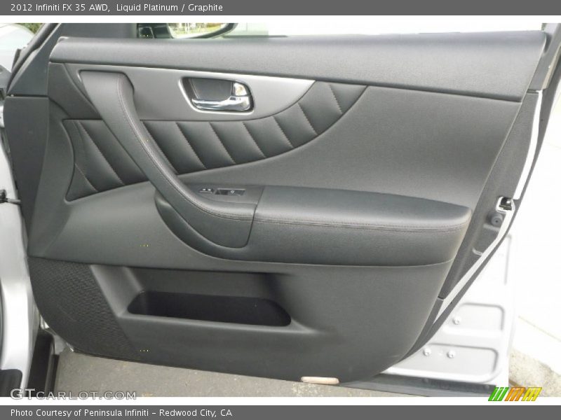 Liquid Platinum / Graphite 2012 Infiniti FX 35 AWD
