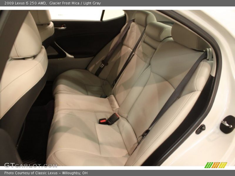 Glacier Frost Mica / Light Gray 2009 Lexus IS 250 AWD