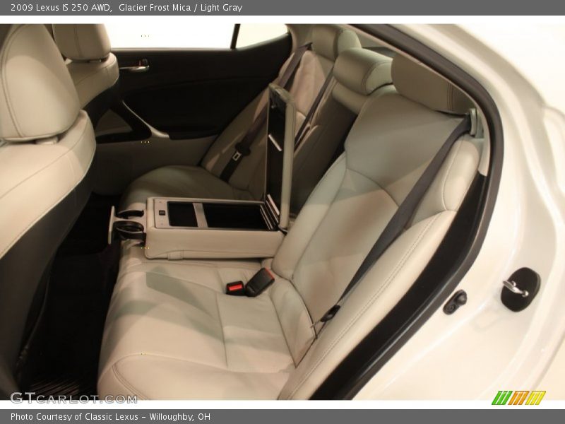 Glacier Frost Mica / Light Gray 2009 Lexus IS 250 AWD