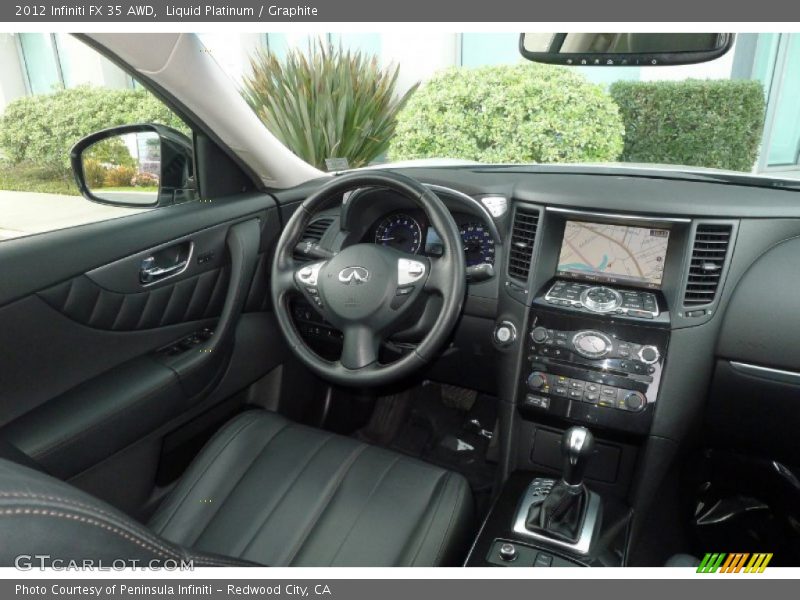 Liquid Platinum / Graphite 2012 Infiniti FX 35 AWD
