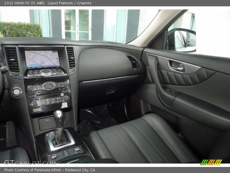 Liquid Platinum / Graphite 2012 Infiniti FX 35 AWD