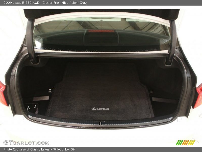 Glacier Frost Mica / Light Gray 2009 Lexus IS 250 AWD
