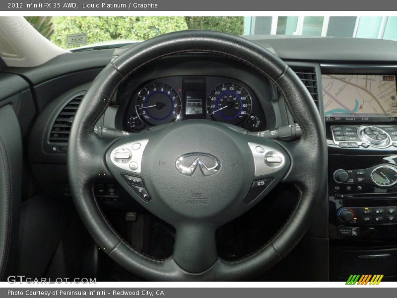 Liquid Platinum / Graphite 2012 Infiniti FX 35 AWD