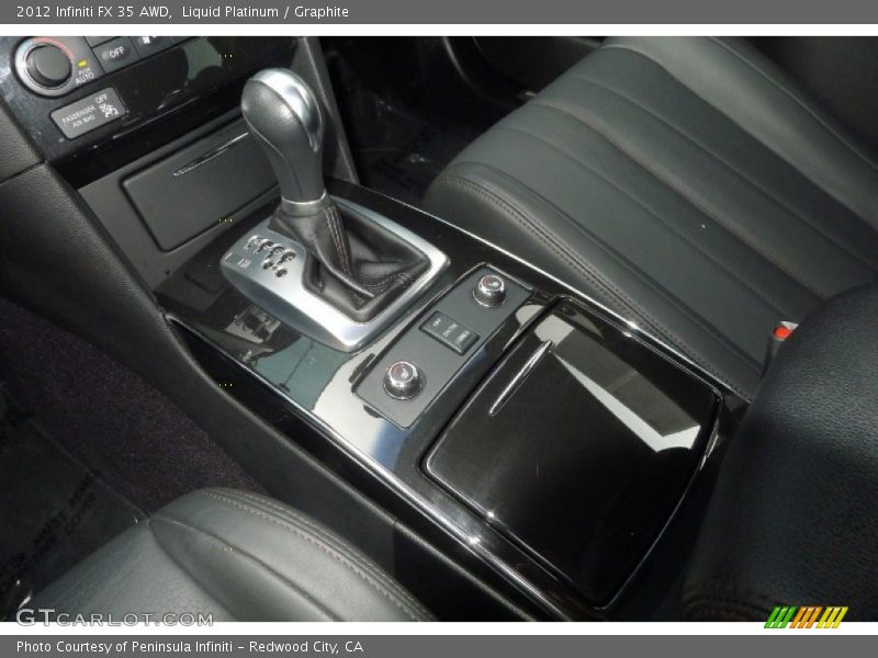 Liquid Platinum / Graphite 2012 Infiniti FX 35 AWD