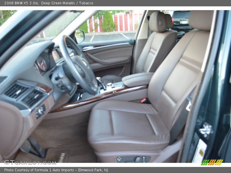 Deep Green Metallic / Tobacco 2008 BMW X5 3.0si