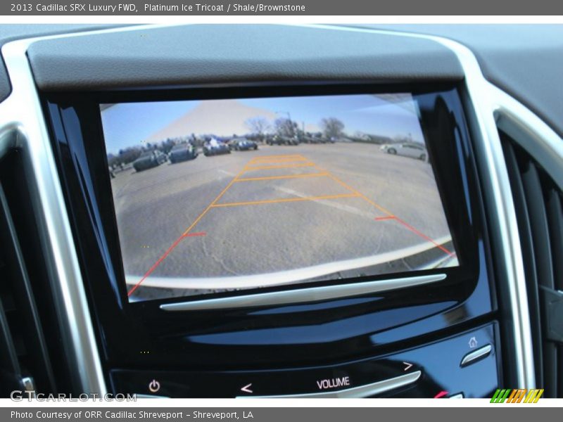 Platinum Ice Tricoat / Shale/Brownstone 2013 Cadillac SRX Luxury FWD