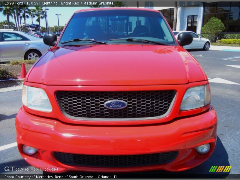 Bright Red / Medium Graphite 1999 Ford F150 SVT Lightning