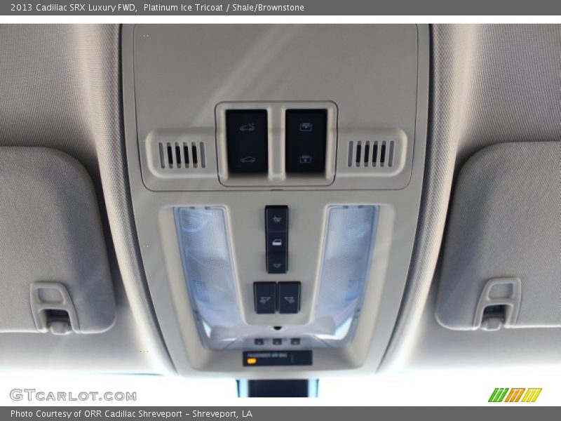 Platinum Ice Tricoat / Shale/Brownstone 2013 Cadillac SRX Luxury FWD