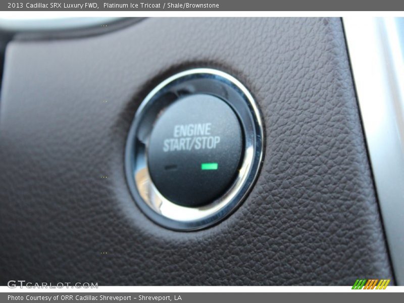 Platinum Ice Tricoat / Shale/Brownstone 2013 Cadillac SRX Luxury FWD