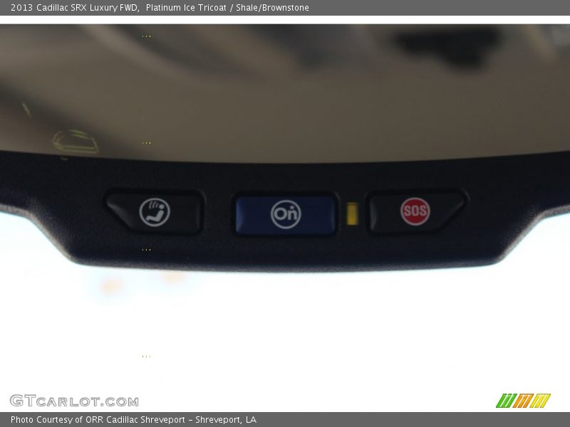Platinum Ice Tricoat / Shale/Brownstone 2013 Cadillac SRX Luxury FWD
