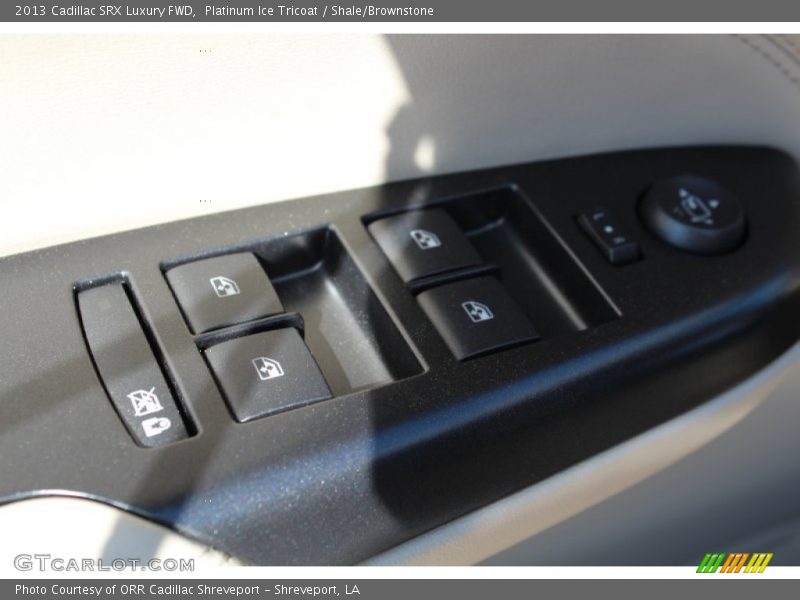 Platinum Ice Tricoat / Shale/Brownstone 2013 Cadillac SRX Luxury FWD