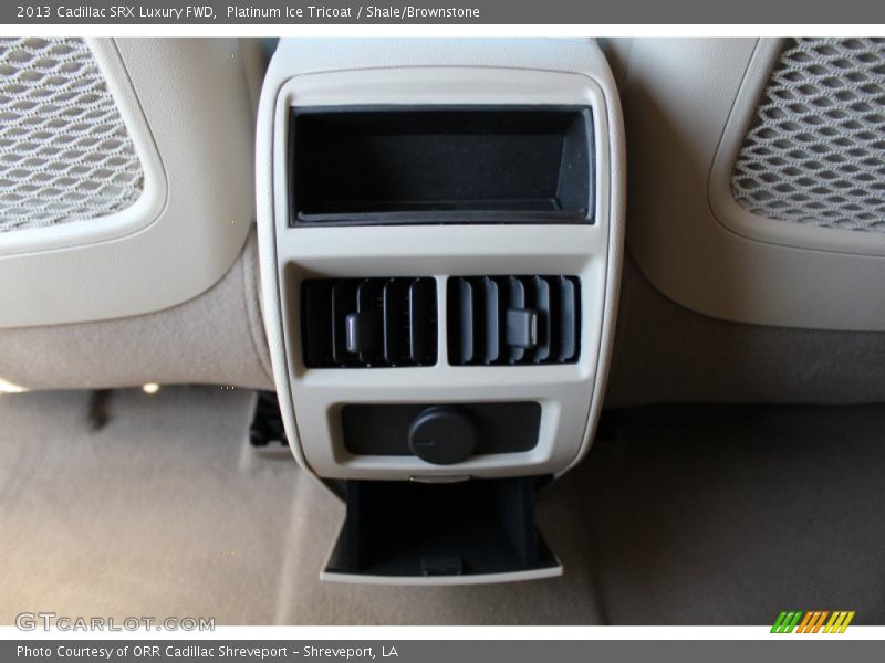 Platinum Ice Tricoat / Shale/Brownstone 2013 Cadillac SRX Luxury FWD