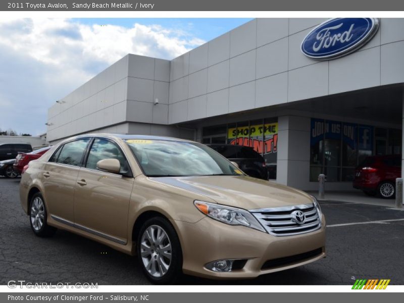 Sandy Beach Metallic / Ivory 2011 Toyota Avalon