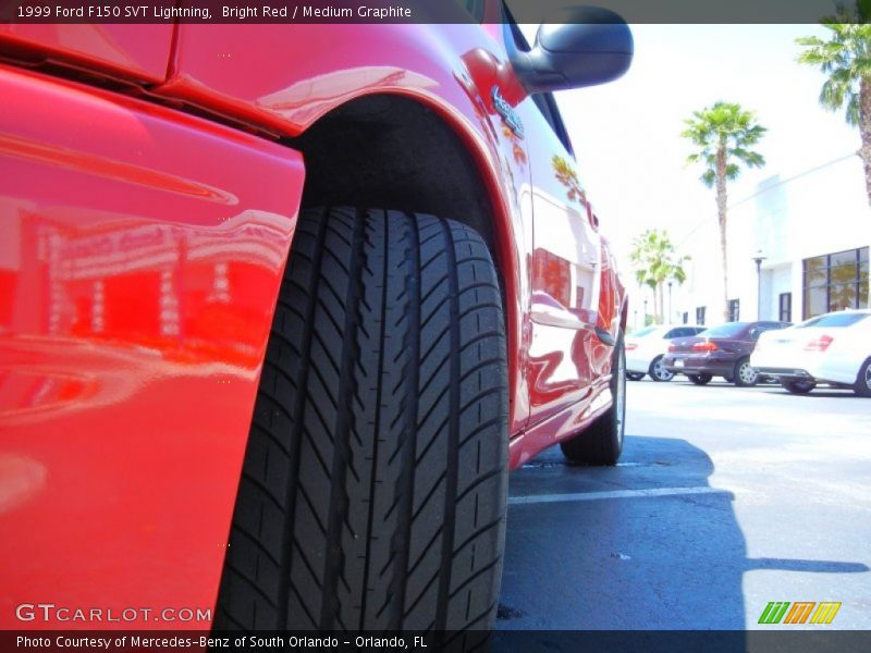 Bright Red / Medium Graphite 1999 Ford F150 SVT Lightning