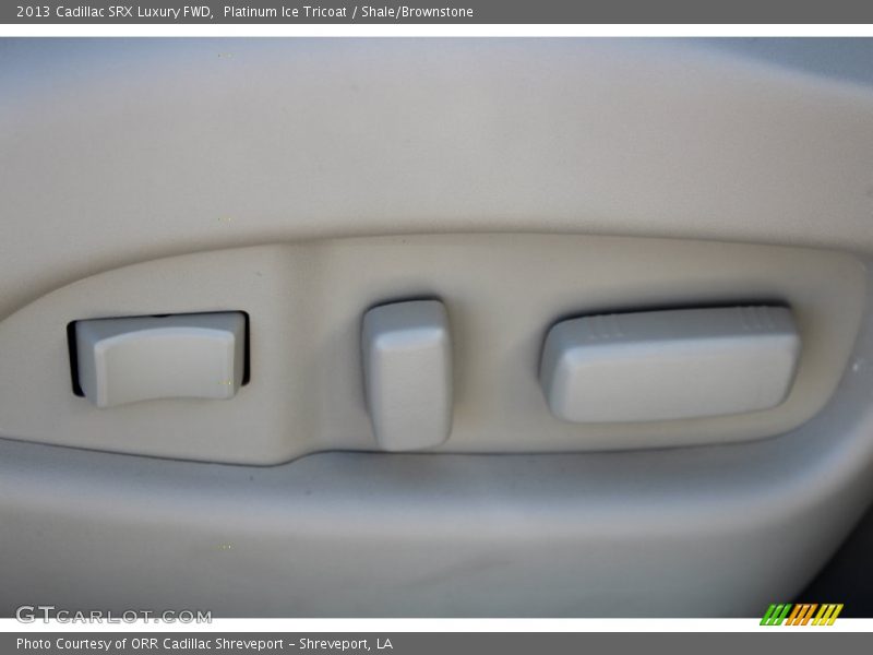 Platinum Ice Tricoat / Shale/Brownstone 2013 Cadillac SRX Luxury FWD